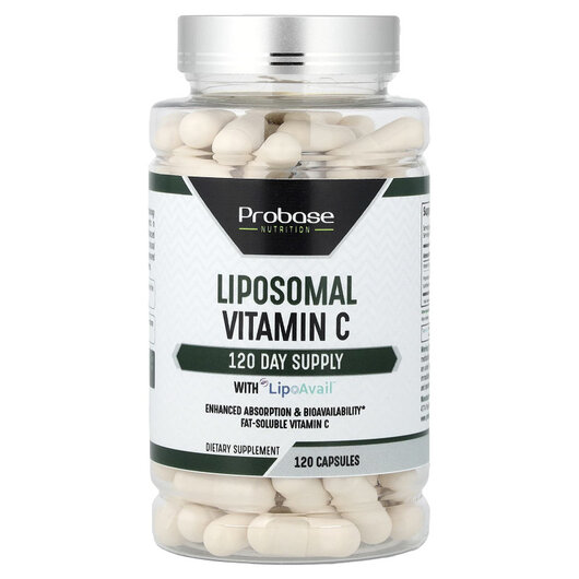 Основне фото товару Liposomal Vitamin C Основне фото товару Liposomal Vitamin C, Вітамін C Ліпосомальний, 120 капсул