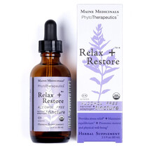 Підтримка стресу Organic Relax + Restore Tincture Maine