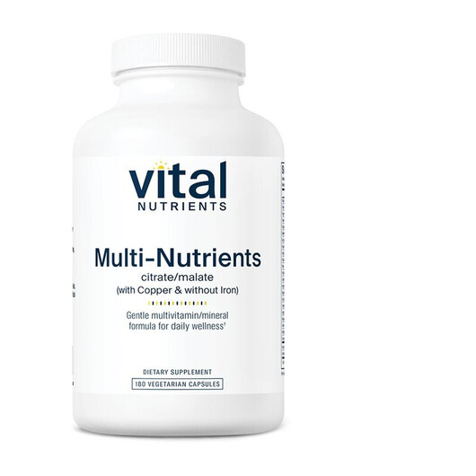 Основне фото товару Multi-Nutrients 2 Citrate / Malate Formula with, Мультивітаміни, 