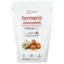 Куркумін Turmeric Curcumin Micro Ingredients 300 капсул