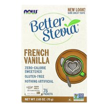 Stevia French Vanilla Стевия NOW Foods 1 г Stevia French Vanilla Стевия NOW Foods 1 г