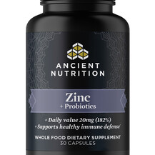 Цинк Zinc + Probiotics Ancient Nutrition 30 капсул Цинк Zinc + Probiotics Ancient Nutrition 30 капсул