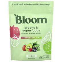 Greens & Superfoods Strawberry Kiwi 15 Stick Packs Bloom