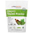 Фото товару Organic Tulsi Powder Фото товару Vitamatic, Organic Tulsi Powder, Базилік, 454 г