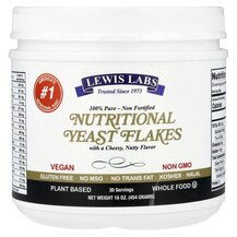 Nutritional Yeast Flakes Пищевые дрожжи Lewis Labs 454 г Nutritional Yeast Flakes Пищевые дрожжи Lewis Labs 454 г