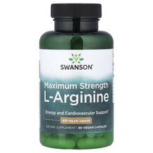 L-Arginine Maximum Strength 850 mg L-Аргинин Swanson