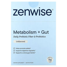 Пребіотики Metabolism + Gut Unflavored Zenwise 28 шт