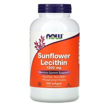 Лецитин з соняшнику Sunflower Lecithin 1200 mg NOW Foods Лецитин з соняшнику Sunflower Lecithin 1200 mg NOW Foods