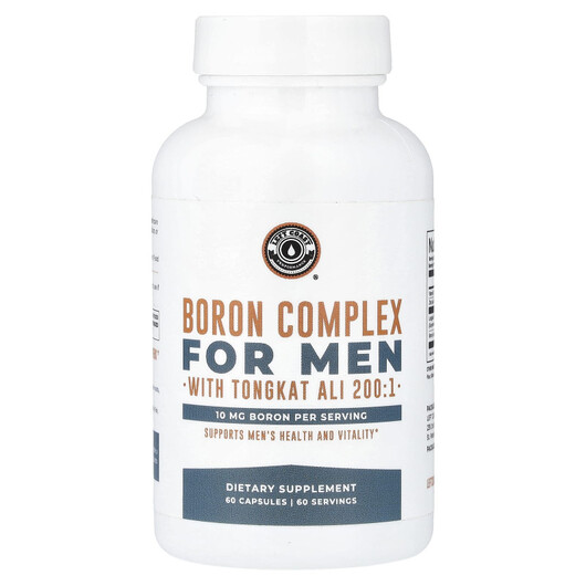 Основное фото товара Тонгкат Али, Boron Complex for Men with Tongkat Ali, 60 капсул