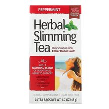 Herbal Slimming Tea Peppermint Caffeine Free 24 Tea Bags
