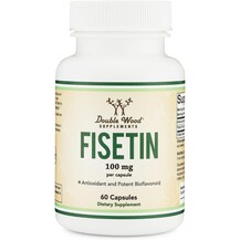 Фісетин Fisetin 100 mg Double Wood Supplements 60 капсул