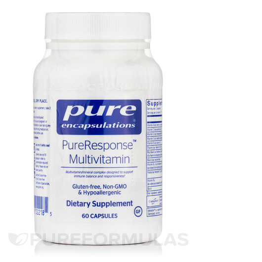 Основное фото товара PureResponse Multivitamin Основное фото товара Мультивитамины, PureResponse Multivitamin, 60 капсул