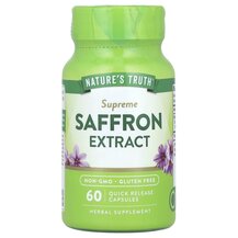 Supreme Saffron Extract Шафран Nature's Truth 60 капсул Supreme Saffron Extract Шафран Nature's Truth 60 капсул
