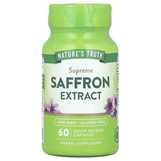 Основное фото товара Nature's Truth, Шафран, Supreme Saffron Extract, 60 капсул