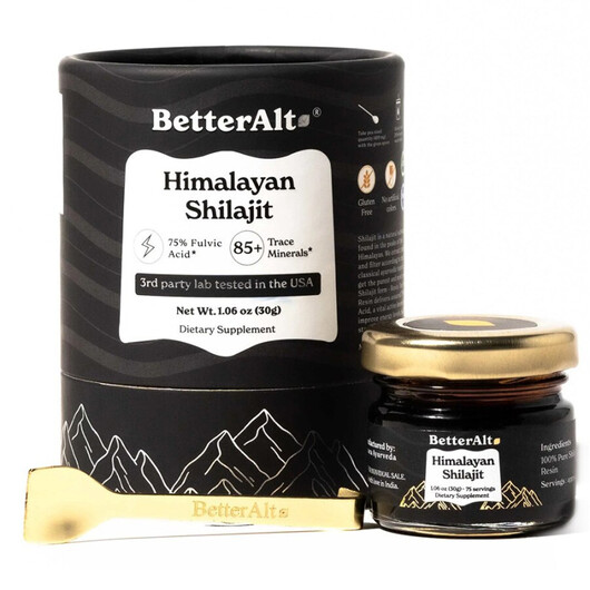 Основне фото товару Himalayan Shilajit Основне фото товару BetterAlt, Himalayan Shilajit, Шилайт, 1.06 oz