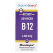 Фото товара Advanced B-12 2000 mcg Фото товара Superior Source, Витамин B12, Advanced B-12 2000 mcg, 60 таблеток