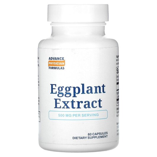 Основне фото товару Eggplant Extract 500 mg Основне фото товару Eggplant Extract 500 mg, Баклажан, 60 капсул