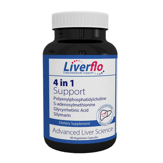 Основне фото товару LiverFlo Основне фото товару Nutrasal, LiverFlo, Підтримка печінки, 90 капсул