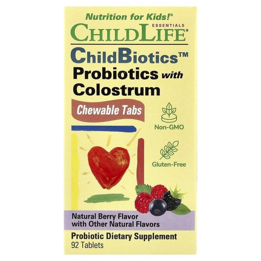 Основное фото товара Probiotics with Colostrum Mixed Berry Flavor Основное фото товара Пробиотик с Колострум, Probiotics with Colostrum, 90 таблеток