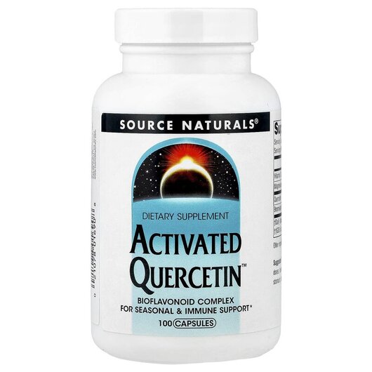 Основне фото товару Activated Quercetin Основне фото товару Source Naturals, Activated Quercetin, Кверцетин, 100 капсул