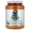 Фото товару Sports Whey Protein Powder Matcha Фото товару NOW Foods, Sports Whey Protein Powder Matcha, Протеїн Ізолят, 907