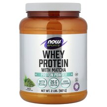 Протеїн Ізолят Sports Whey Protein Powder Matcha NOW Foods Протеїн Ізолят Sports Whey Protein Powder Matcha NOW Foods