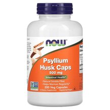 Псиліум Psyllium Husk Caps 500 mg NOW Foods 200 капсул Псиліум Psyllium Husk Caps 500 mg NOW Foods 200 капсул