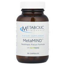 Підтримка мозку MetaMIND Metabolic Maintenance 30 капсул Підтримка мозку MetaMIND Metabolic Maintenance 30 капсул
