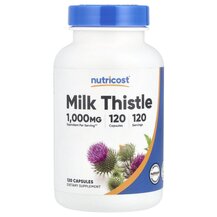 Milk Thistle 1000 mg Расторопша Nutricost 120 капсул Milk Thistle 1000 mg Расторопша Nutricost 120 капсул