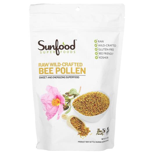 Основне фото товару Sunfood, Raw Wild-Crafted Spanish Bee Pollen, Бджолиний пилок, 22