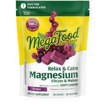 Relax & Calm Magnesium Soft Chews Grape Flavor Магний Relax & Calm Magnesium Soft Chews Grape Flavor Магний