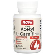 Ацетил L-карнітин 500 мг Acetyl L-Carnitine 500 Jarrow Ацетил L-карнітин 500 мг Acetyl L-Carnitine 500 Jarrow