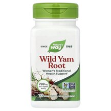 Wild Yam Root 425 mg Дикий Ямc Nature's Way 100 капсул Wild Yam Root 425 mg Дикий Ямc Nature's Way 100 капсул