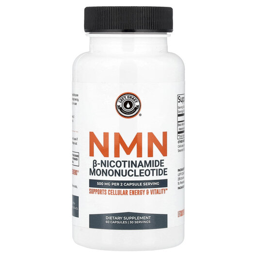 Основне фото товару NMN, 250 mg Основне фото товару NMN, 250 mg, Нікотинамід мононуклеотид, 60 капсул