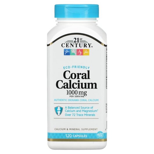 Основное фото товара Coral Calcium 1000 mg Основное фото товара Коралловый Кальций 1000 мг, Coral Calcium 1000 mg, 120 капсул
