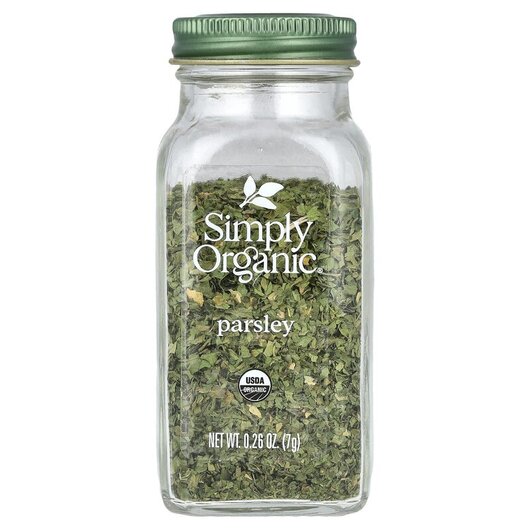 Основне фото товару Simply Organic, Parsley, Петрушка, 7 г