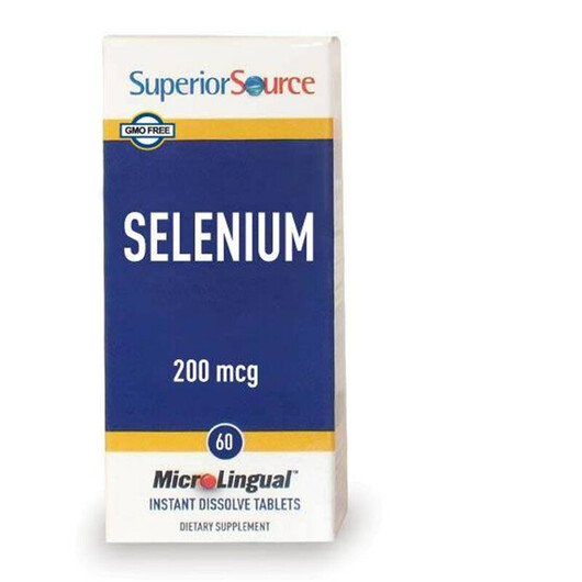 Основне фото товару Selenium 200 mcg Основне фото товару Superior Source, Selenium 200 mcg, Селен, 60 MicroLingual® Ta