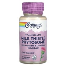 Vital Extracts Milk Thistle Phytosome Расторопша Solaray Vital Extracts Milk Thistle Phytosome Расторопша Solaray