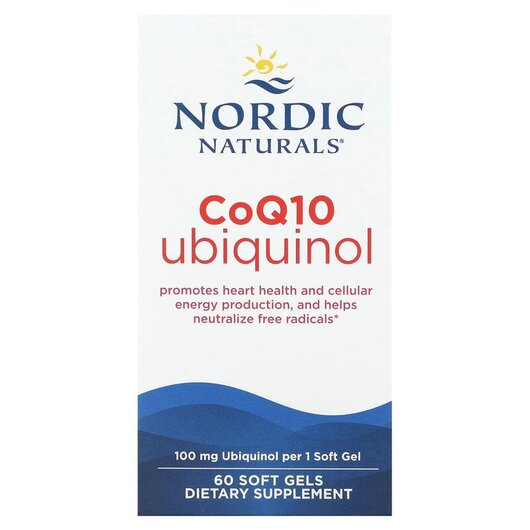 Основное фото товара CoQ10 Ubiquinol Основное фото товара Nordic Naturals, Убихинол, CoQ10 Ubiquinol, 60 капсул