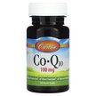 Фото товара Co-Q10 100 mg Фото товара Carlson, Коэнзим CoQ10, Co-Q10 100 mg, 30 капсул