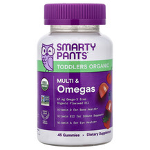 Омега 3 Toddlers Organic Multi & Omegas Gummies Mixed
