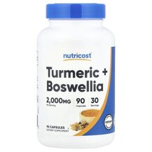 Босвелія Turmeric + Boswellia Nutricost 90 капсул Босвелія Turmeric + Boswellia Nutricost 90 капсул