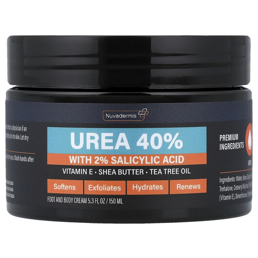 Основное фото товара Foot and Body Cream Urea 40% with 2% Salicylic Acid Основное фото товара Крем, Foot and Body Cream Urea 40% with 2% Salicylic Acid, 150 мл