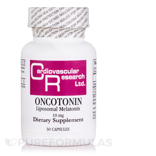 Основное фото товара Ecological Formulas, Мелатонин, Oncotonin 10 mg, 30 капсул