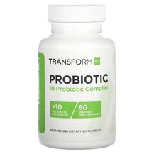 Пробіотики Probiotic >10 Billion CFU TransformHQ 60 капсул Пробіотики Probiotic >10 Billion CFU TransformHQ 60 капсул