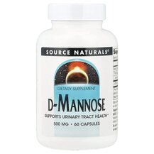 D-Mannose 500 mg 60 D-Манноза 500 мг Source Naturals