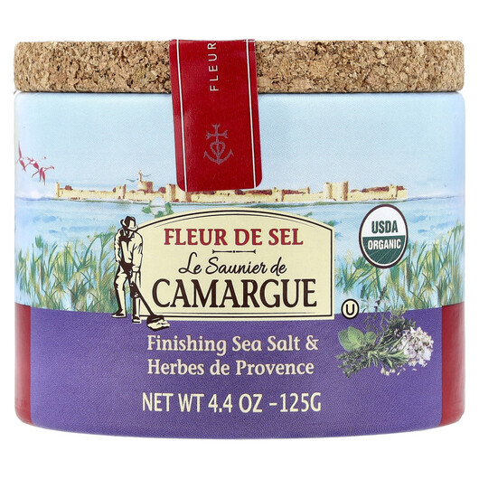 Основное фото товара Соль, Fleur de Sel Finishing Sea Salt & Herbs de Provence, 12