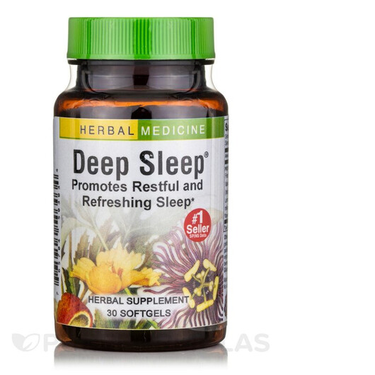 Основне фото товару Deep Sleep Основне фото товару Herbs Etc., Deep Sleep, Мелатонін, 30 капсул