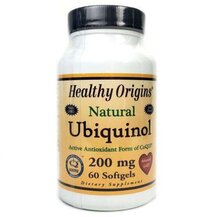 Убіхінол 200 мг Ubiquinol 200 mg Healthy Origins 60 капсул Убіхінол 200 мг Ubiquinol 200 mg Healthy Origins 60 капсул