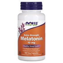 Мелатонін 10 мг Extra Strength Melatonin 10 mg NOW Foods